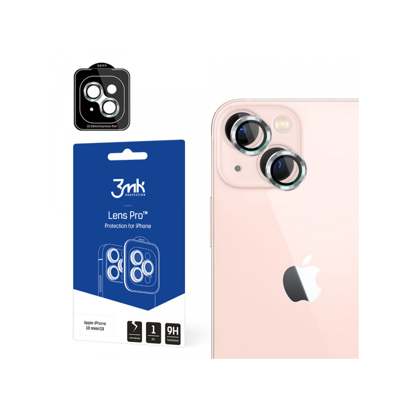 Nutitelefoni kaamerakaitse Õun iPhone 13 Mini Objektiiv Pro Hõbe