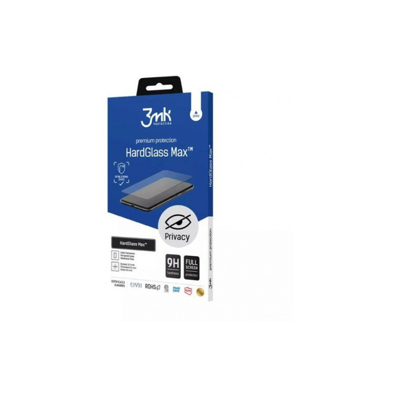 Nutitelefoni kaitseklaas Õun iPhone 15 Pro Kõva klaas Max Privacy Black