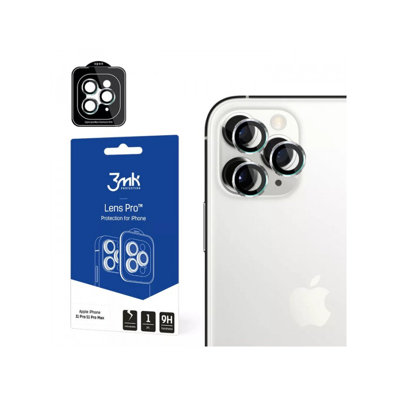 Viedtālruņa kameras aizsargstikls Apple iPhone 15 Pro Max Lens Pro Silver