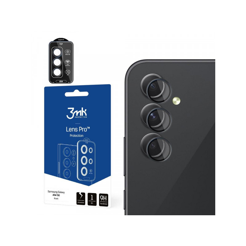 Viedtālruņa kameras aizsargstikls Samsung Galaxy S24 Plus Lens Pro Melna