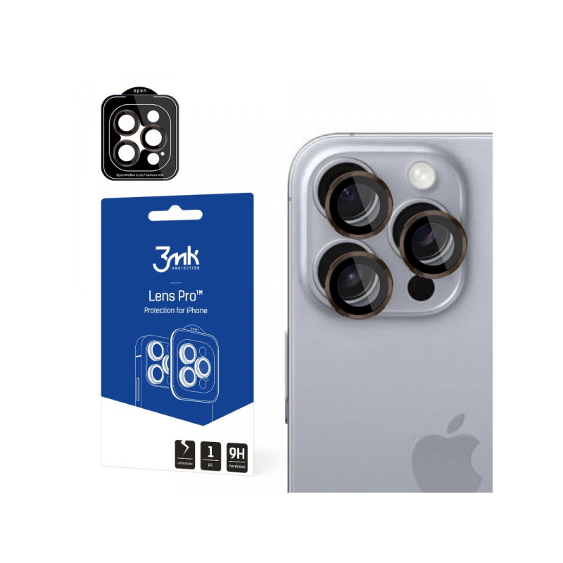 Nutitelefoni kaamerakaitse Õun iPhone 16 Pro Max Objektiiv Pro Pruun