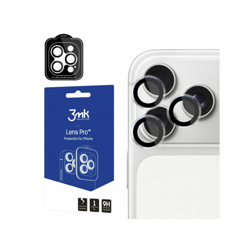 Viedtālruņa kameras aizsargstikls Apple iPhone 17 Pro Max Lens Pro Caurspīdīga