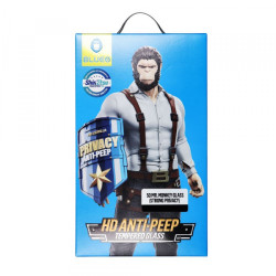 Viedtālruņa aizsargstikls Apple iPhone X/XS Mr. Monkey Glass Strong Privacy