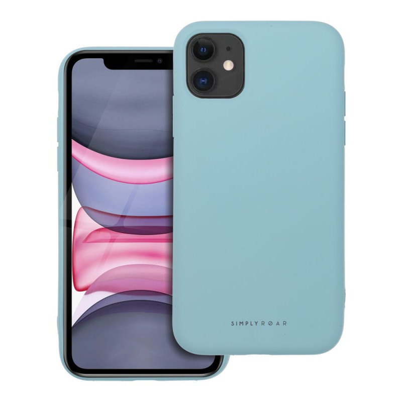 Viedtālruņa aizmugurējais vāciņš Apple iPhone 11 Roar Space Case Gaiši zila