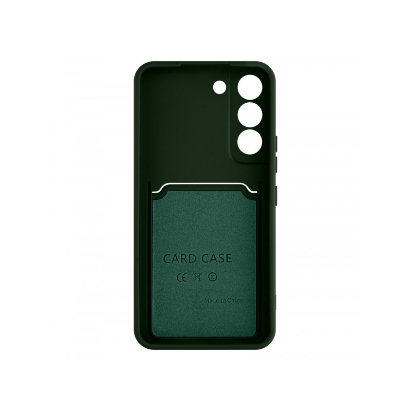 Viedtālruņa aizmugurējais vāciņš Samsung Galaxy S22 Ultra CARD Case Zaļa