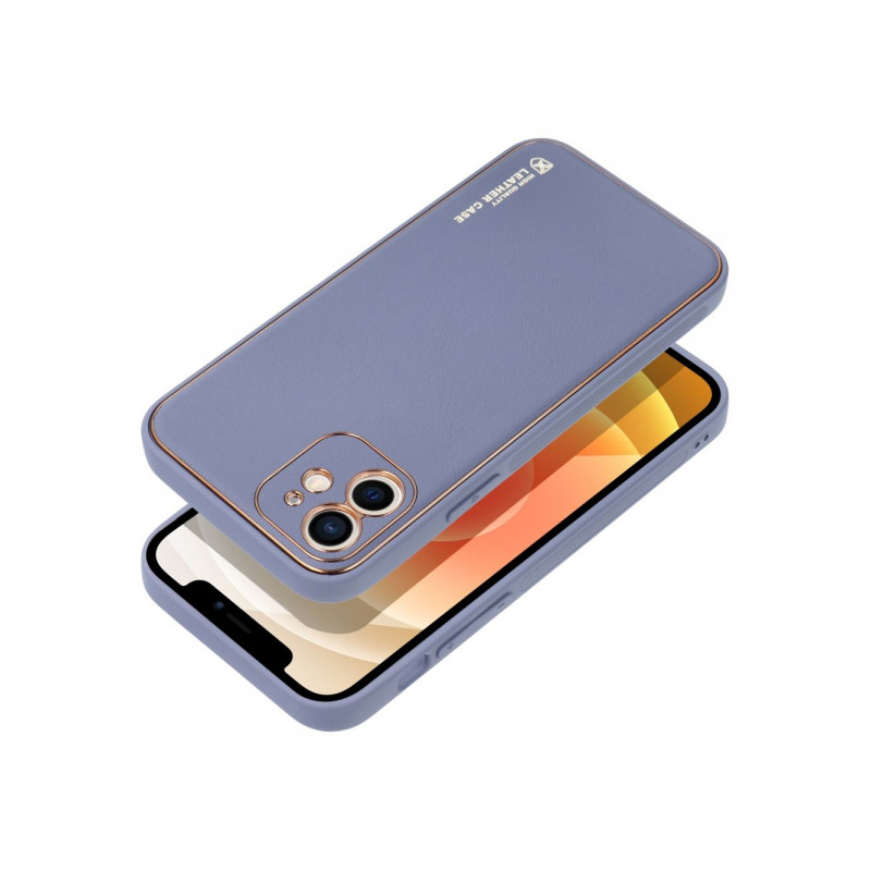 Viedtālruņa aizmugurējais vāciņš Apple iPhone 14 Plus Leather Zila