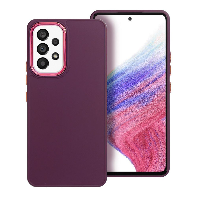Viedtālruņa aizmugurējais vāciņš Samsung Galaxy A53 5G Frame case Violeta