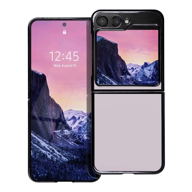 Viedtālruņa atveramais maciņš Samsung Galaxy Z Flip 5 5G Focus Case Melna