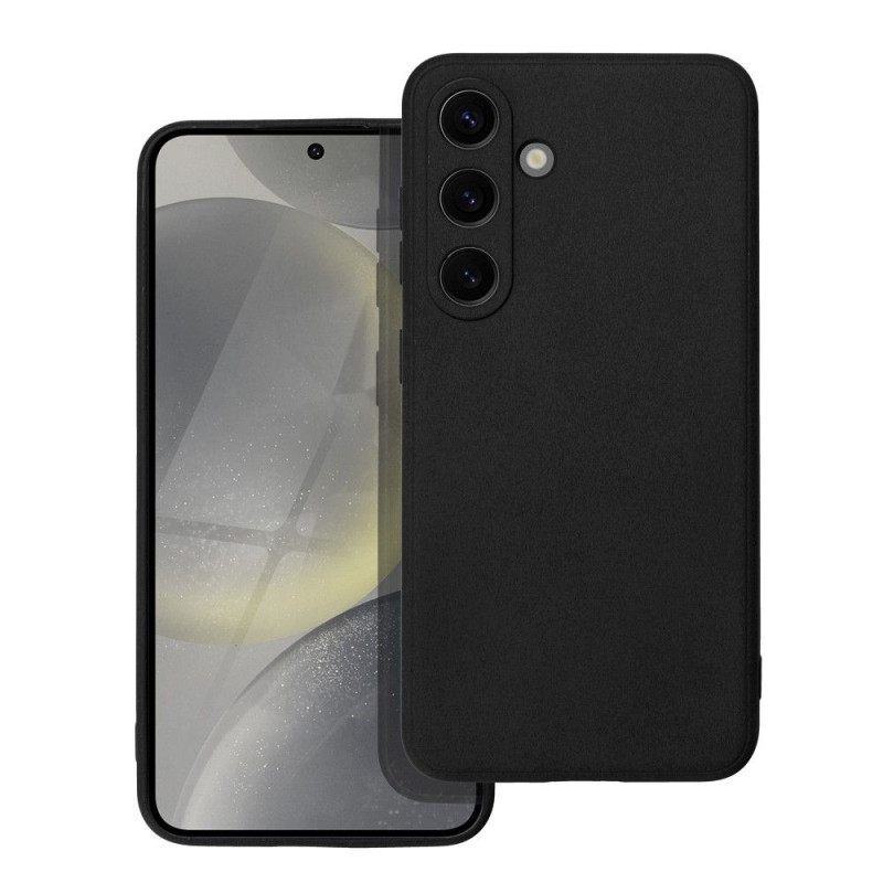Viedtālruņa aizmugurējais vāciņš Samsung Galaxy S24 Soft Melna
