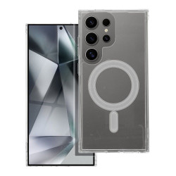Viedtālruņa aizmugurējais vāciņš Samsung Galaxy S24 Ultra Magsafe Case Transparent