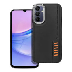 Viedtālruņa aizmugurējais vāciņš Samsung Galaxy A15 5G Milano case Melna