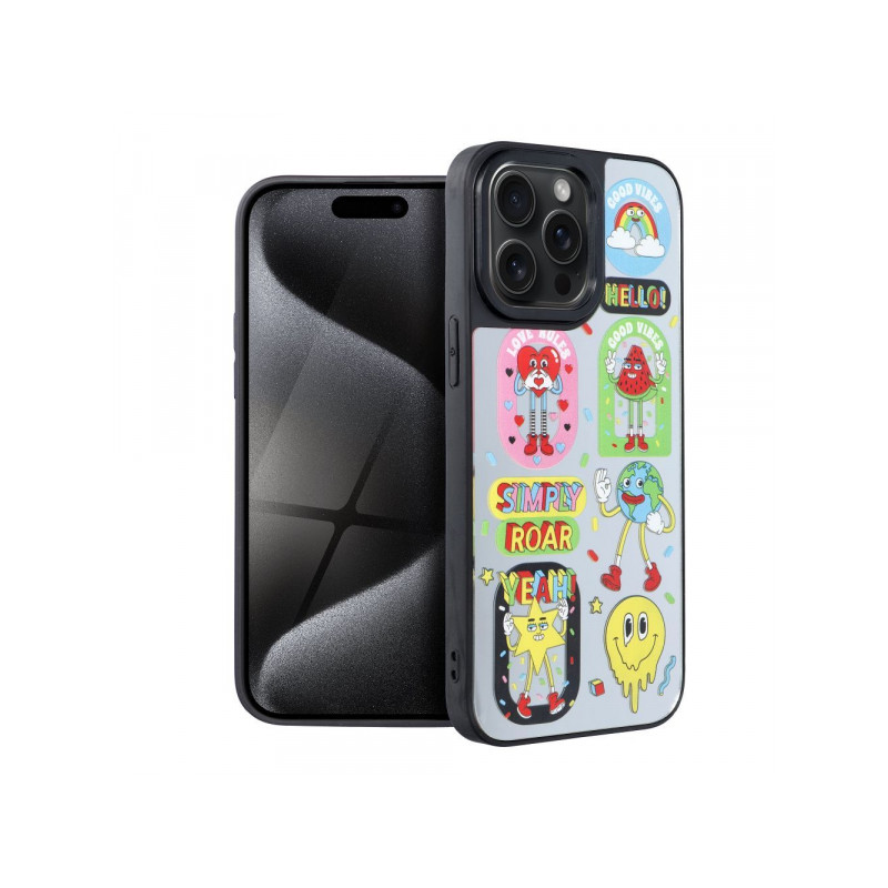 Nutitelefoni tagakaas Õun iPhone 15 Pro Max Chill Flashi stiil 1 Must, Disaini järgi