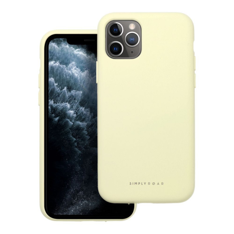 Viedtālruņa aizmugurējais vāciņš Apple iPhone 11 Pro Cloud Skin Dzeltena