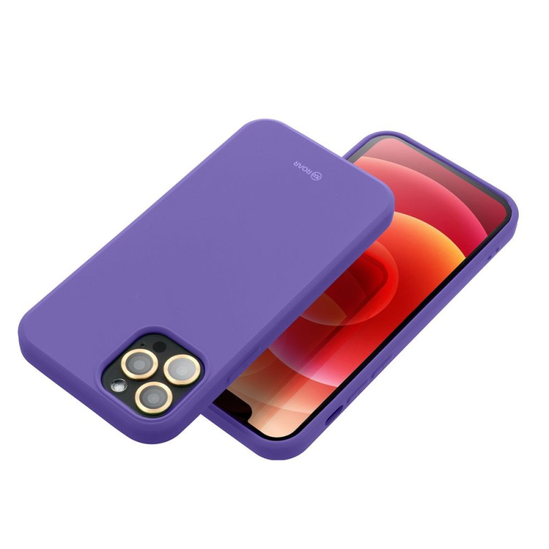 Viedtālruņa aizmugurējais vāciņš Samsung Galaxy S23 Ultra Roar Jelly Purpura