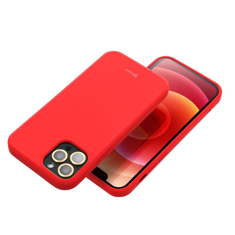 Viedtālruņa aizmugurējais vāciņš Samsung Galaxy S23 Roar Jelly Spilgti rozā