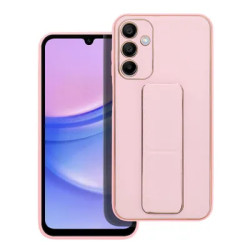 Viedtālruņa aizmugurējais vāciņš Samsung Galaxy A15 5G Kickstand Case Rozā