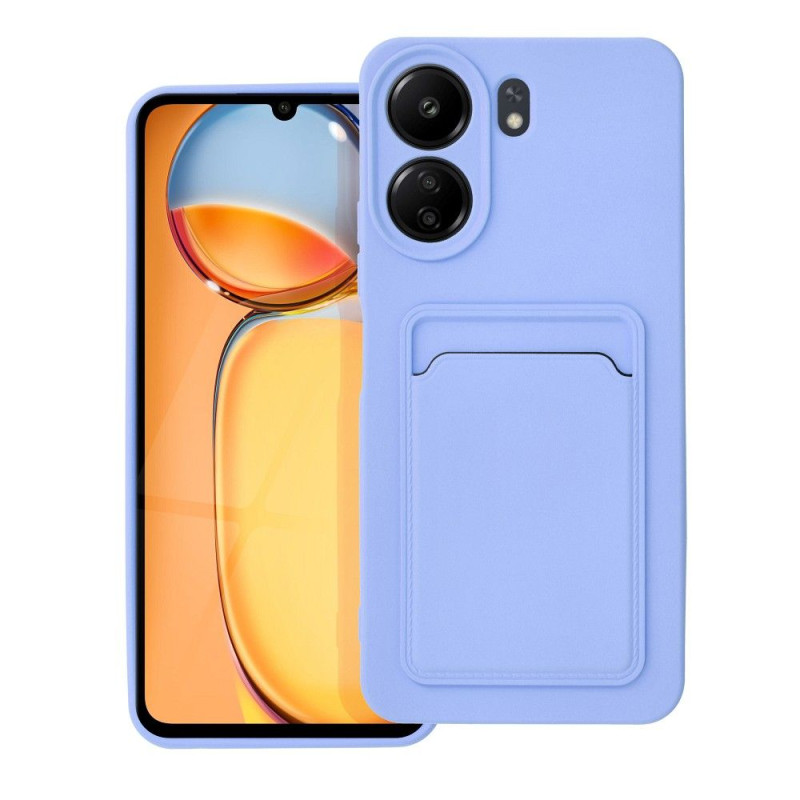Viedtālruņa aizmugurējais vāciņš Xiaomi Redmi 13C CARD Case Violeta