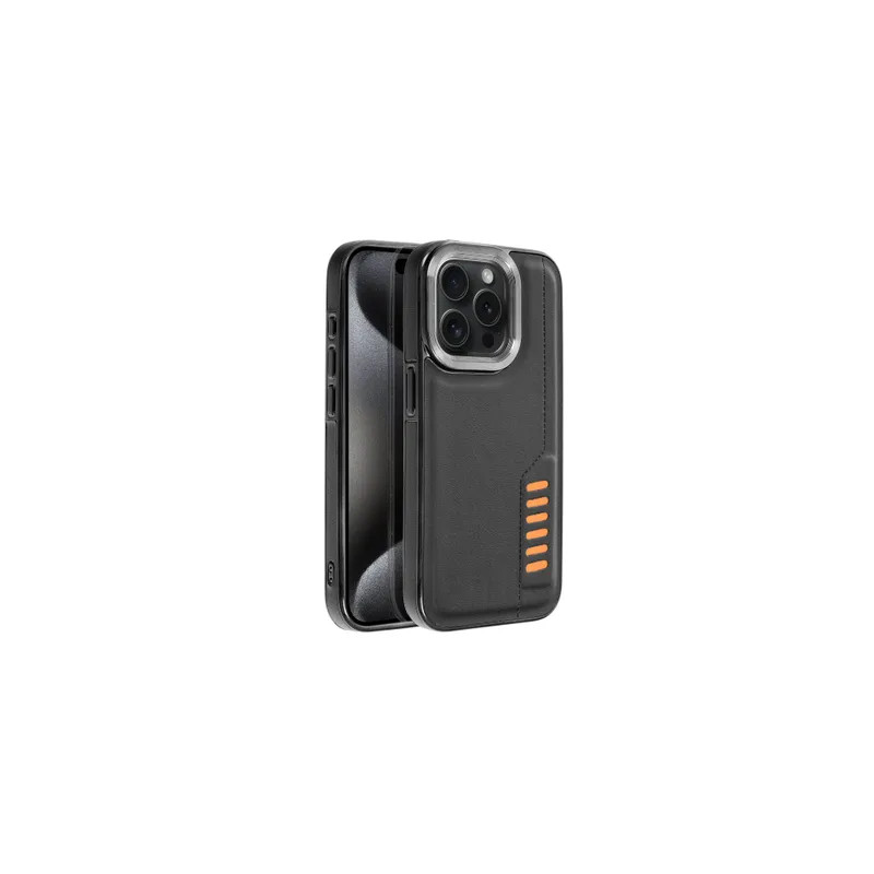 Viedtālruņa aizmugurējais vāciņš Xiaomi Redmi Note 13 Milano case Melna