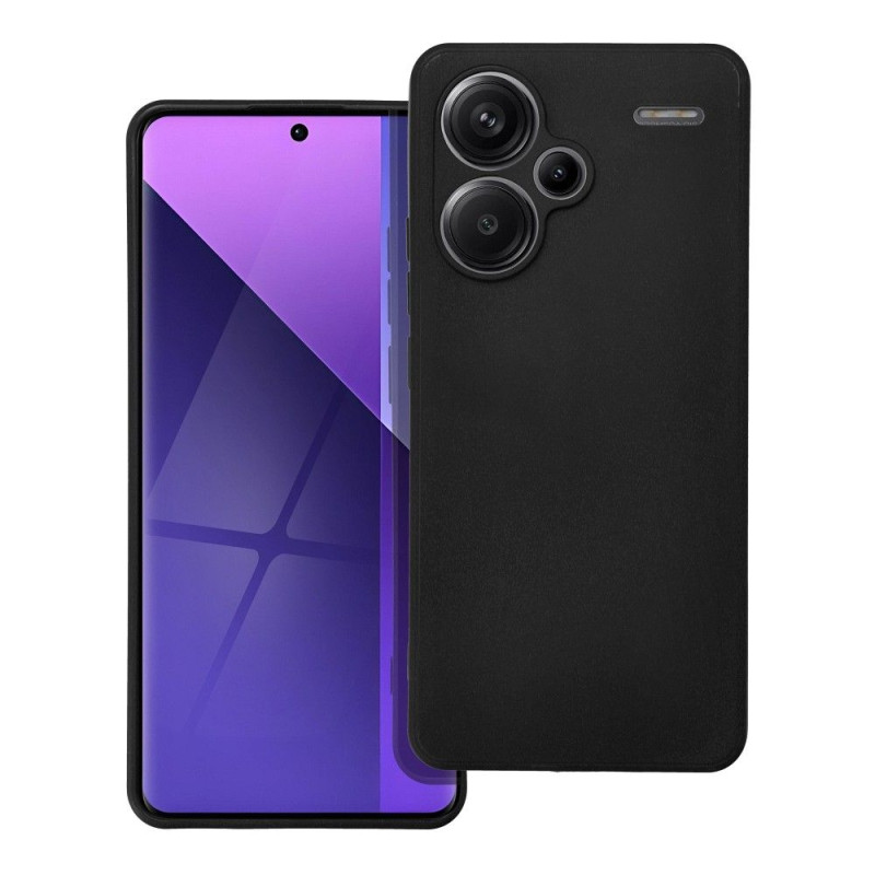 Viedtālruņa aizmugurējais vāciņš Xiaomi Redmi Note 13 Pro + 5G Soft Case Melna