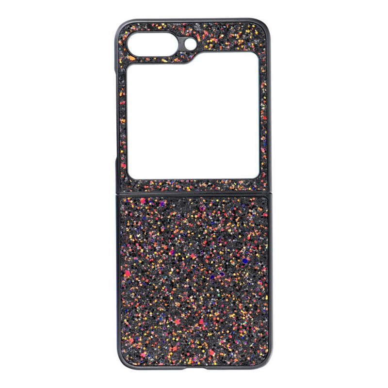 Viedtālruņa atveramais maciņš Samsung Galaxy Z Flip 5 5G Shining Melna