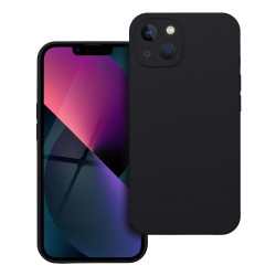 Viedtālruņa aizmugurējais vāciņš Apple iPhone 13 Silicon 2mm Black