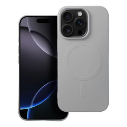 Viedtālruņa aizmugurējais vāciņš Apple iPhone 16 Pro Silicon Mag case White Titanium