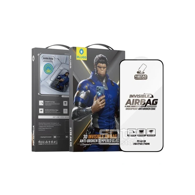 Viedtālruņa aizsargstikls Apple iPhone 15 Pro Mr. Monkey Glass Airbag Anti-broken