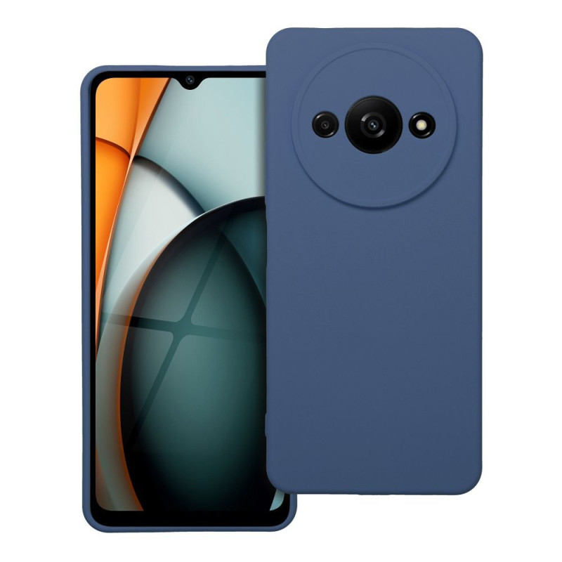 Viedtālruņa aizmugurējais vāciņš Xiaomi Redmi A3 Silicon Zila