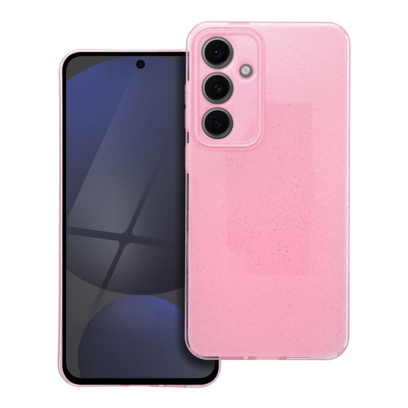 Nutitelefoni tagakaas Samsung Galaxy S24 FE Selge juhtum Roosa