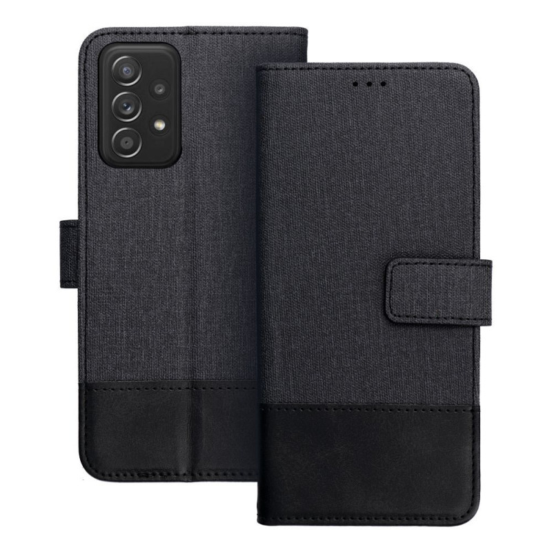 Viedtālruņa atveramais maciņš Samsung Galaxy A52 / A52 5G / A52s 5G Gomma Melna