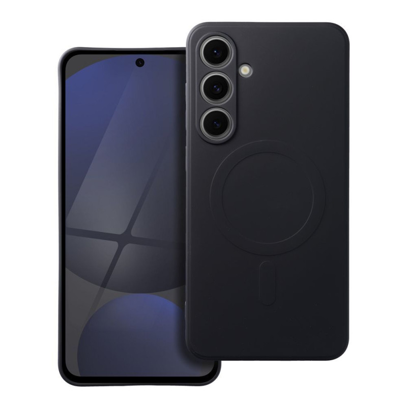 Nutitelefoni tagakaas Samsung Galaxy S24 FE Silicon Magi ümbris Must