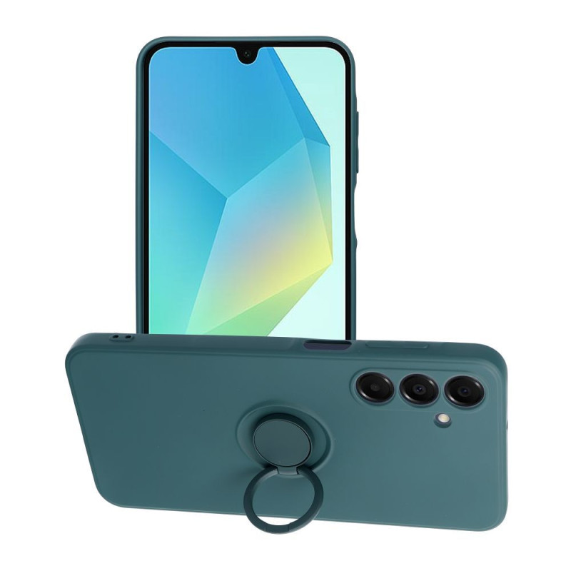 Nutitelefoni tagakaas Samsung Galaxy A16 Silikoonrõngas Roheline