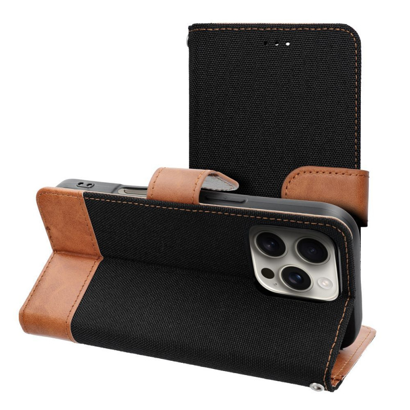 Viedtālruņa aizmugurējais vāciņš Apple iPhone 16 Pro Max Jeans Melna