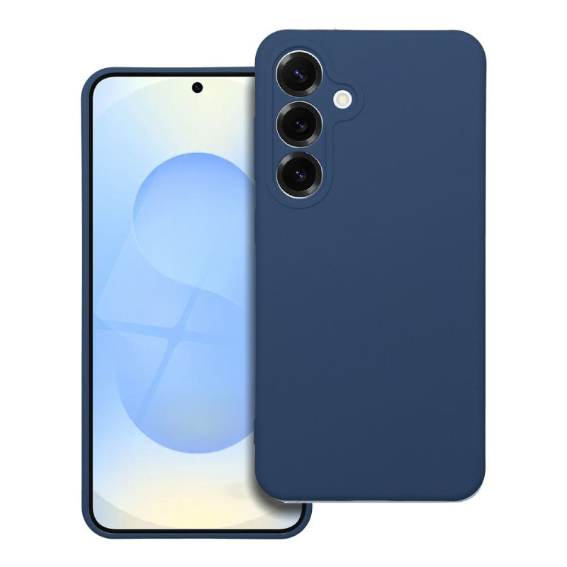 Viedtālruņa aizmugurējais vāciņš Samsung Galaxy S25 Silicon Zila