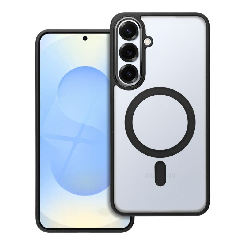 Nutitelefoni tagakaas Samsung Galaxy S25 Plus Täismatt salv Must, Läbipaistev