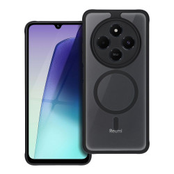 Viedtālruņa aizmugurējais vāciņš Xiaomi Redmi 14C Full matte mag Black, Transparent