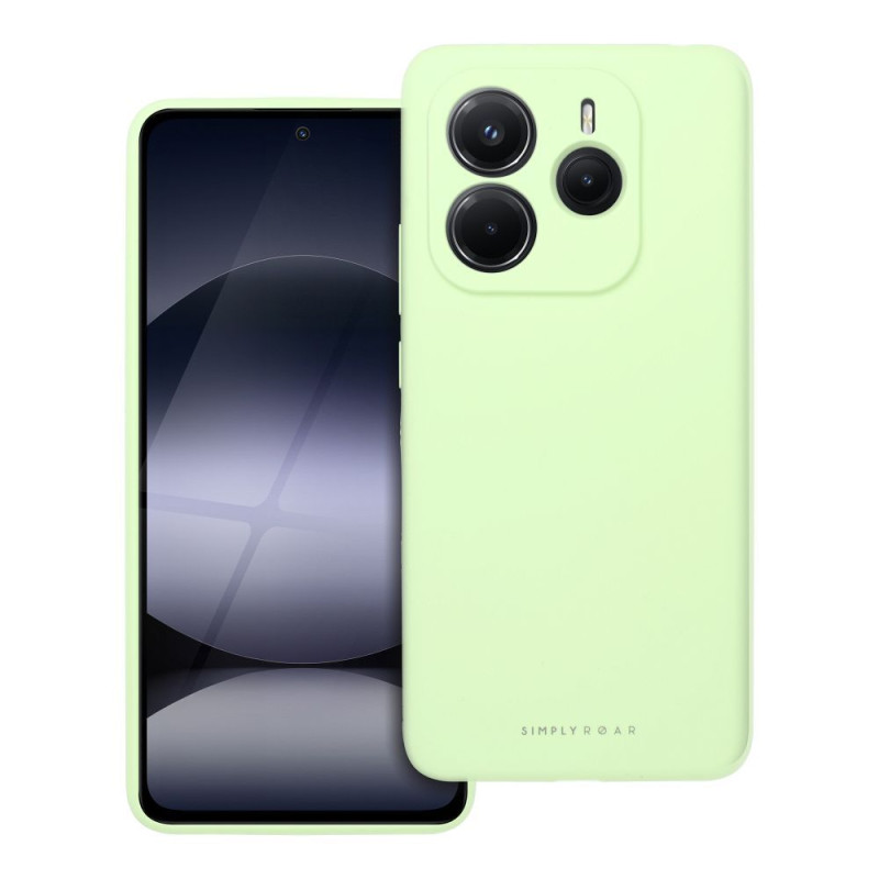 Nutitelefoni tagakaas Xiaomi Redmi Note 14 5G Pilve nahk Roheline