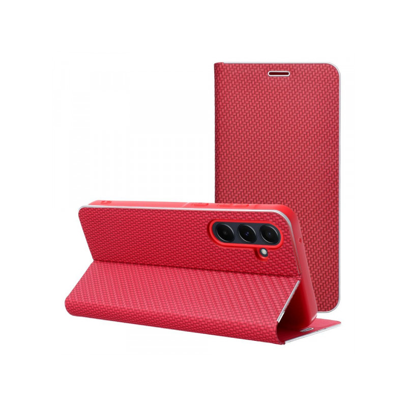 Nutitelefoni klapiümbris Xiaomi Redmi Note 14 Pro Plus Luna raamat Punane