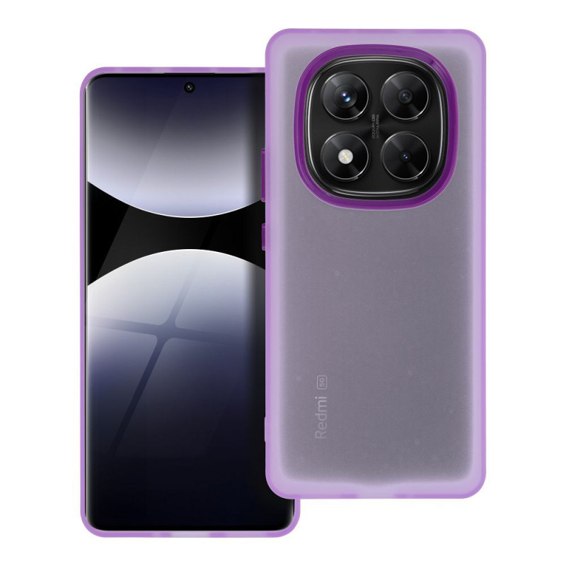 Viedtālruņa aizmugurējais vāciņš Xiaomi Redmi Note 14 Pro 5G Sappy Case Violeta