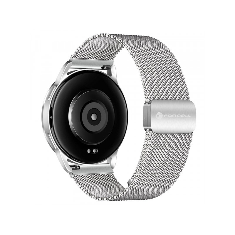 Nutikella rihm Samsung F-Design roostevabast terasest rihm FS10 Hõbe