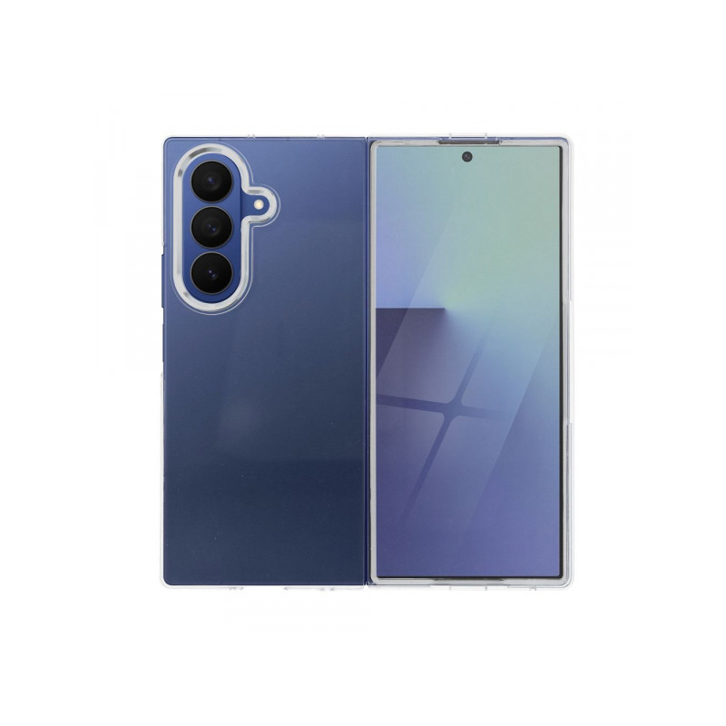 Viedtālruņa aizmugurējais vāciņš Samsung Galaxy Z Fold 7 Clear ICE Caurspīdīga