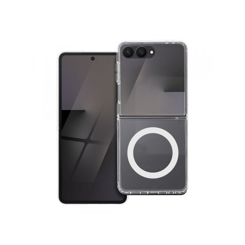 Viedtālruņa aizmugurējais vāciņš Samsung Galaxy Z Flip 7 Clear Case Caurspīdīga