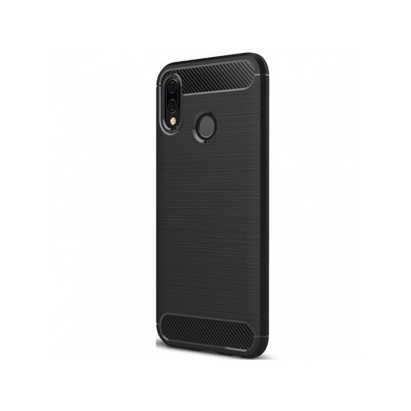 Viedtālruņa aizmugurējais vāciņš Huawei P20 Lite Carbon Melna