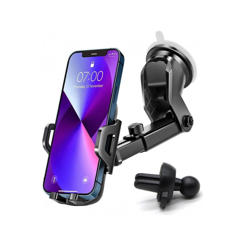 Nutitelefoni hoidik autole S113 Must