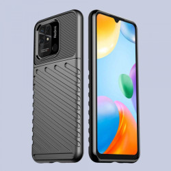 Viedtālruņa aizmugurējais vāciņš Xiaomi Redmi 10C Thunder Black