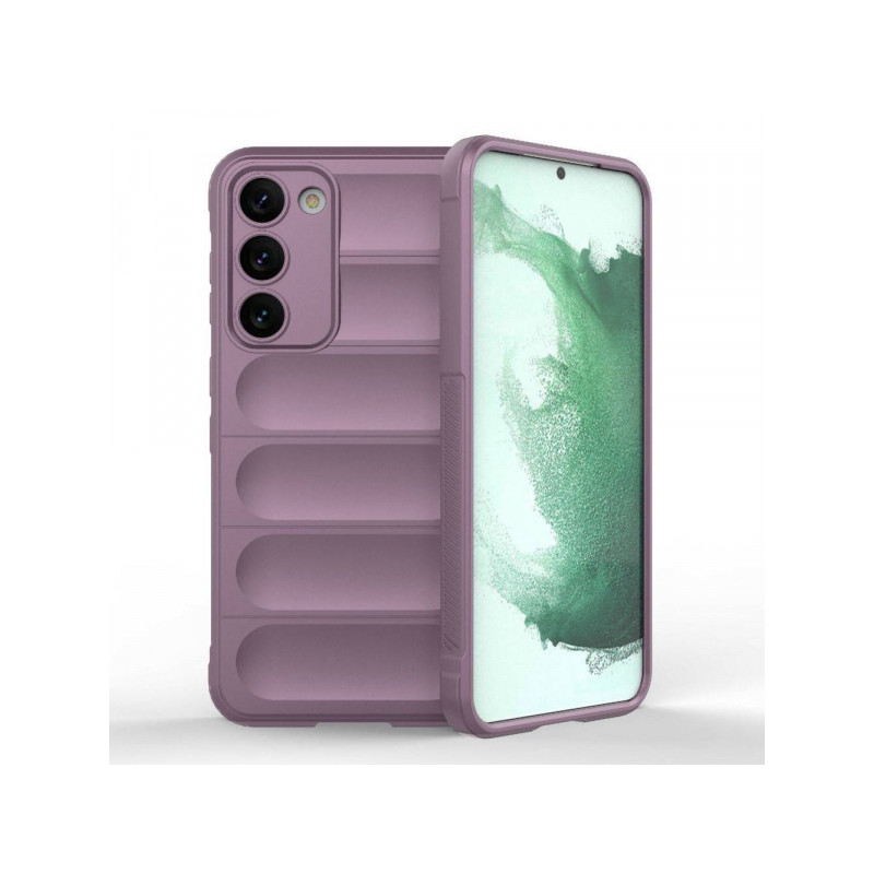 Viedtālruņa aizmugurējais vāciņš Samsung Galaxy S23 Magic Shield Lavandas