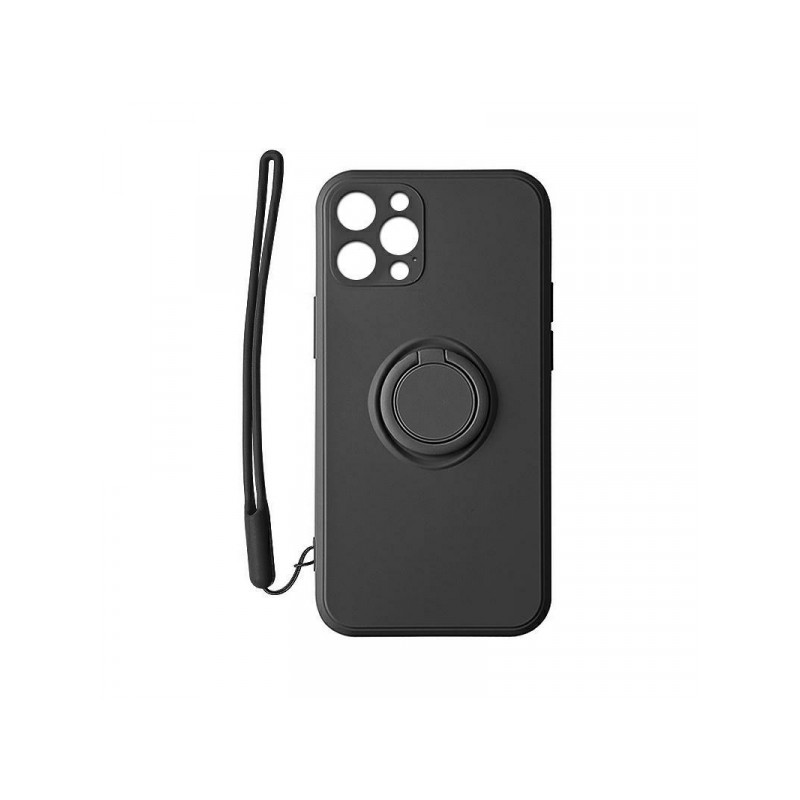 Viedtālruņa aizmugurējais vāciņš Samsung Galaxy A13 Pastel Ring Black