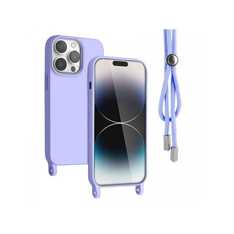 Viedtālruņa aizmugurējais vāciņš Samsung Galaxy A54 5G Rope Case Violeta