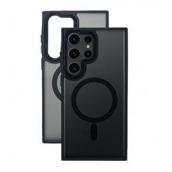 Viedtālruņa aizmugurējais vāciņš Samsung Galaxy S23 FE Magsafe Case Black, Transparent