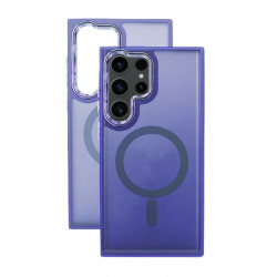 Viedtālruņa aizmugurējais vāciņš Samsung Galaxy S23 FE Magsafe Case Transparent, Violet